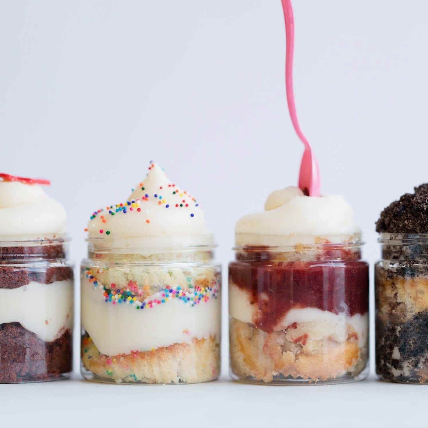 Cupcake Jars Variety Set of 12 - Dreamy Creations Cupcakes