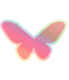 Butterfly sticker