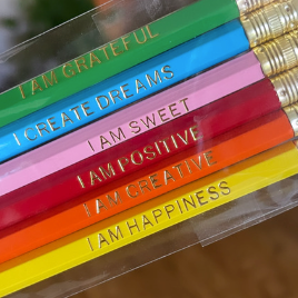  Positive inspirational pencils pack
