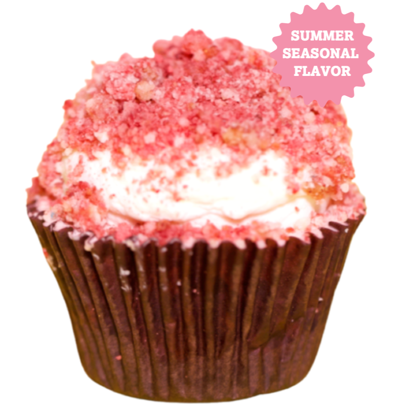 Strawberry shortcake cheesecake seasonal flavor