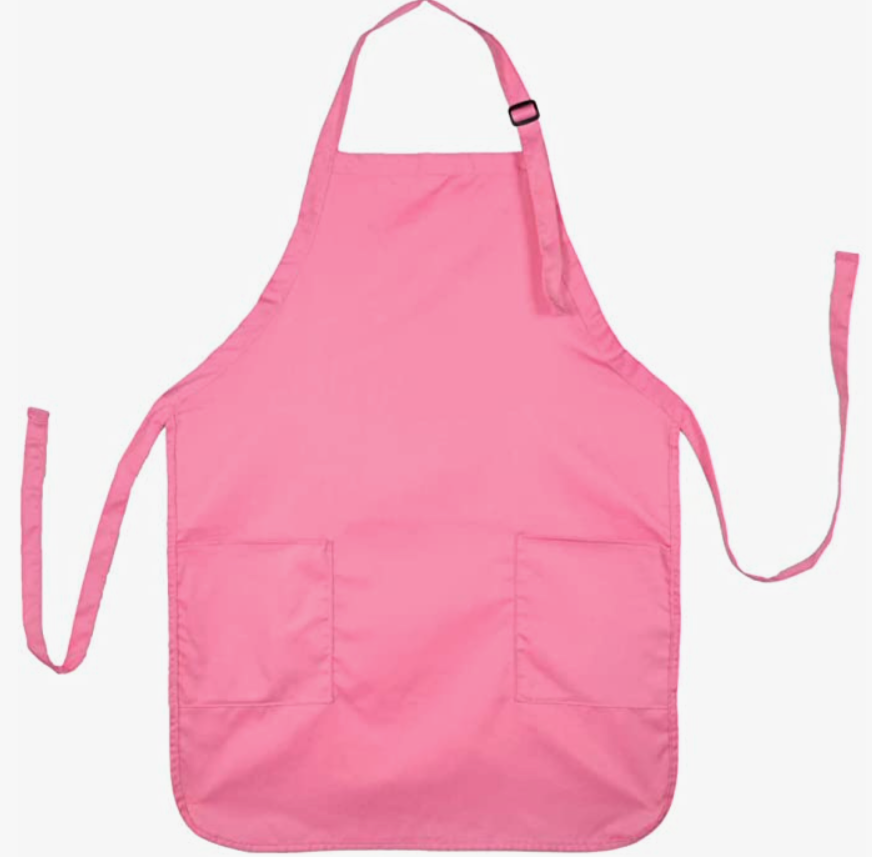  Pink baking apron